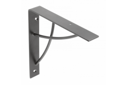 Shelf support NEO, 18x18 cm, black mat 1208965240