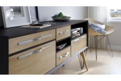 Aluminium handle DOPPIO C=416mm chrome 1208965510