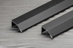 Aluminium Holder GTV TREX C=96mm L=150mm, black 1208965667