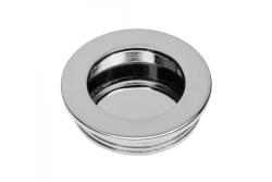 Zamak flush pull handle B224 round chrome 1208965706