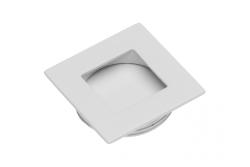 Zamak flush pull handle B226 square white 1208965714