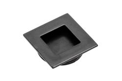 Zamak flush pull handle B226 square black 1208965715