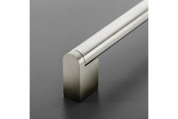 Zamak handle 336 C=160mm brushed steel 1208965766