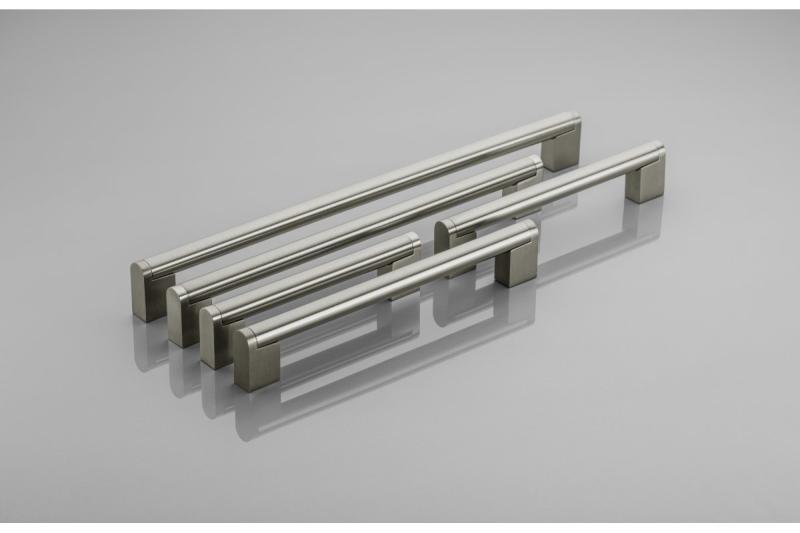 Zamak handle 336 C=480mm brushed steel 1208965771