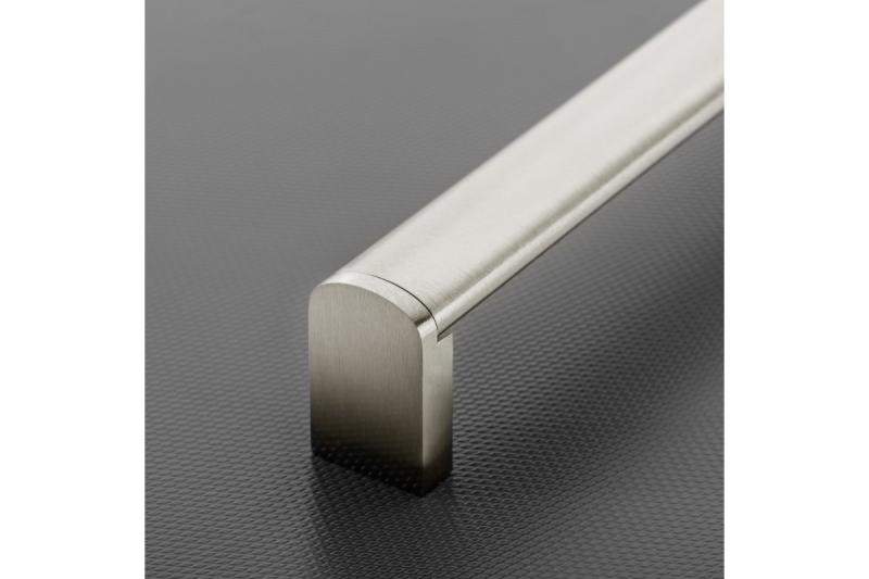 Zamak handle 682 C=160mm brushed steel 1208965784