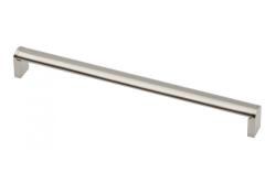 Zamak handle 682 C=256mm brushed steel 1208965787