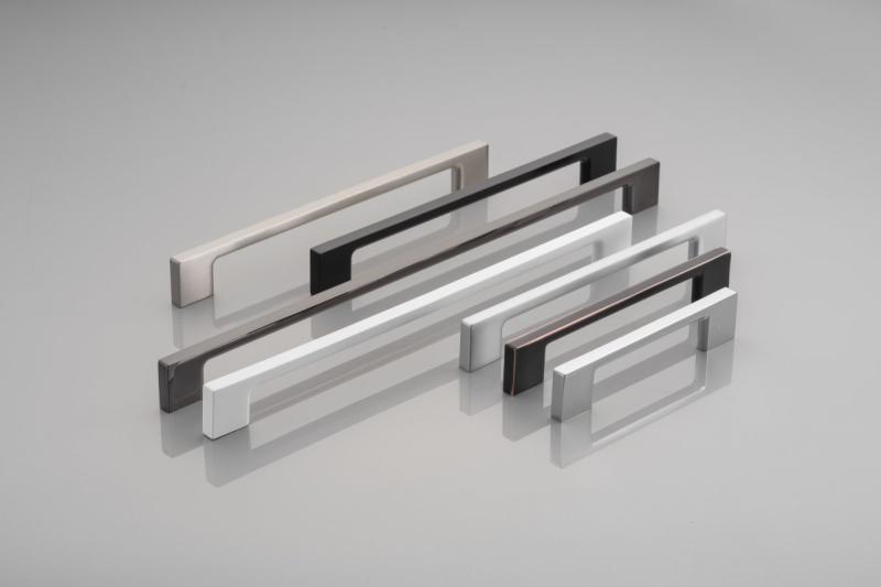 Zamak handle 819 C=192mm black chrome 1208965832