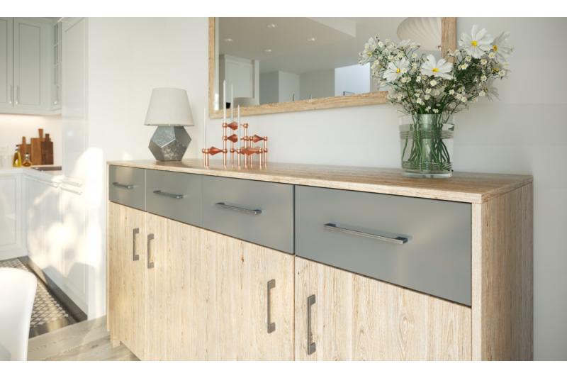 Zamak handle 819 C-320 mm antique silver 1208965852