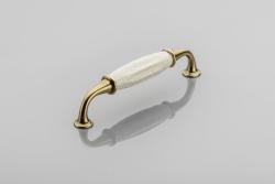 Zamak handle ALATRI C=128mm antique brass 1208965860