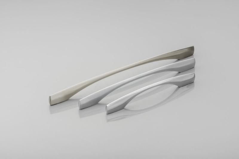 Zamak handle ANCONA C=128/160 mm aluminum 1208965862