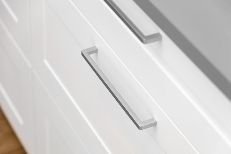 Zamak handle BAGIO 128mm, aluminum 1208965880