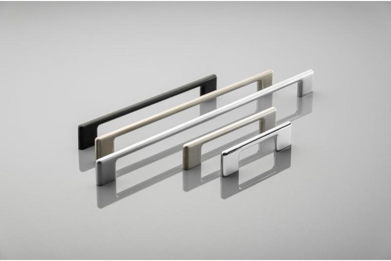 Zamak handle CAPRI, C= 256 mm, satin 1208965954