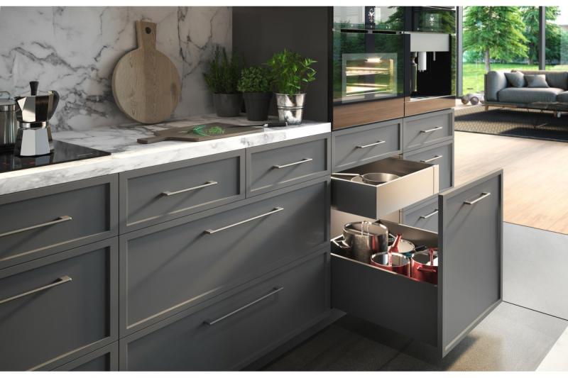 Zamak handle CAPRI, C= 256 mm, aluminum 1208965955