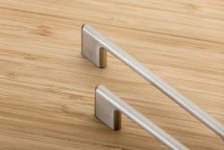 Zamak handle CAPRI, C= 256 mm, inox 1208965956