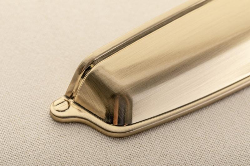 Zamak handle EVER C = 128 mm champagne 1208965994