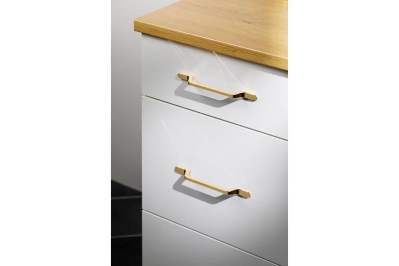 Cland bracket FLAVIO C=128 mm brass 1208966012