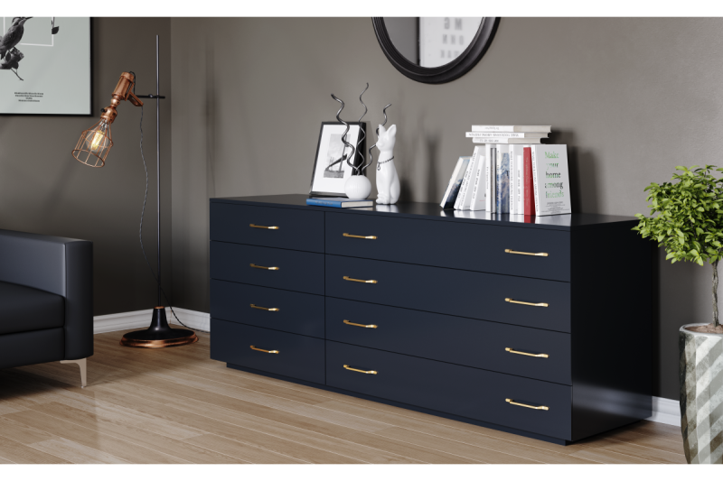 Zamak handle FLAVIO C=128 mm inox 1208966013