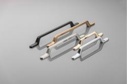 Zamak handle FLAVIO C=96 mm black matt 1208966033