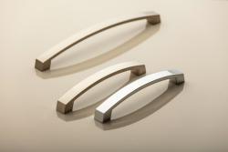 Zamak handle G0, C= 128 mm, inox 1208966042