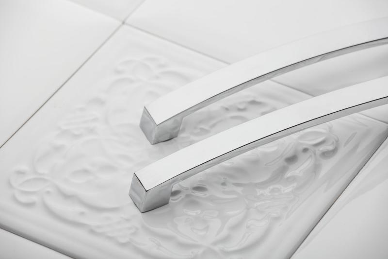 Zamak handle G0, C= 192 mm, chrome 1208966046