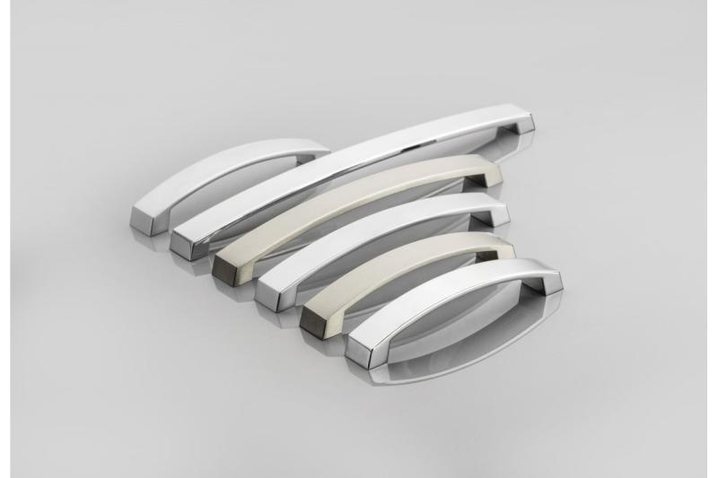 Zamak handle G1 C=128mm aluminium 1208966053