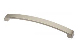 Zamak handle G1 C=192mm brushed steel 1208966064