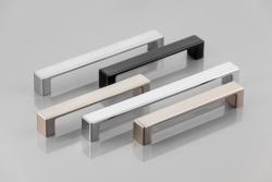 Zamak handle MODENA, C= 192 mm, aluminum 1208966125