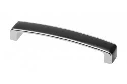 Zamak handle MONZA C=160mm black 1208966136