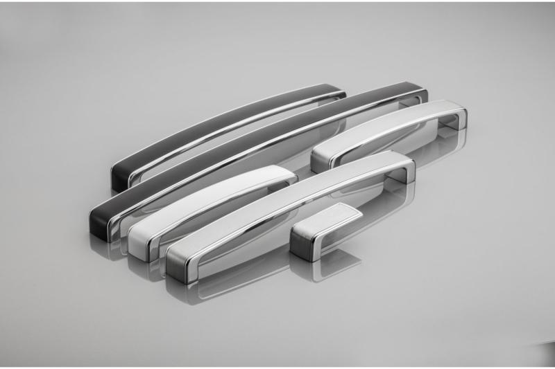 Zamak handle MONZA C=384mm black 1208966143