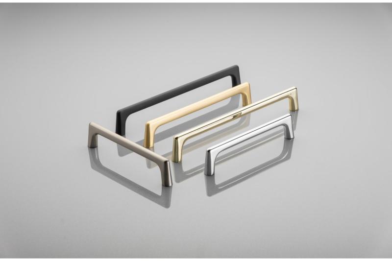 OCTAVIO zamak handle, C=160 mm, black matt 1208966168