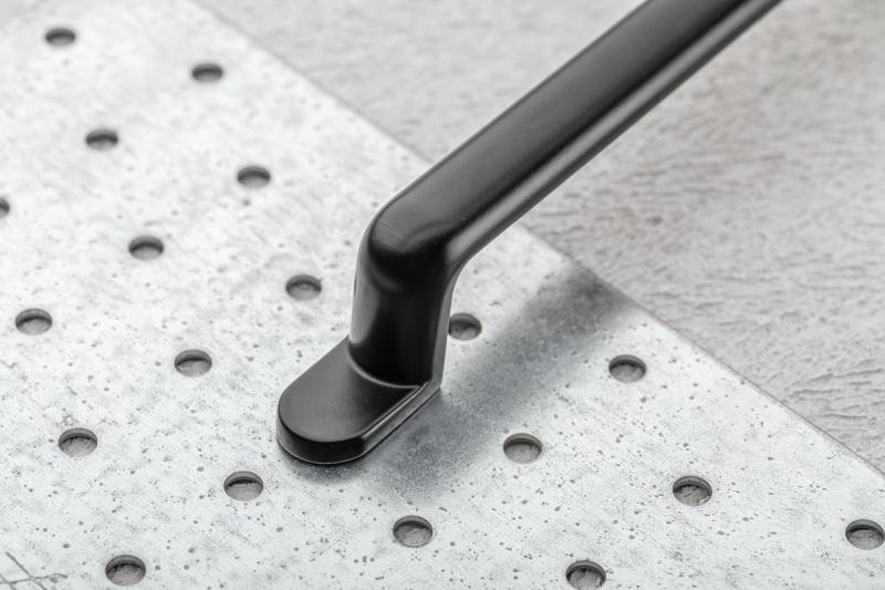 Zamak handle OTTO C = 128 mm black matt 1208966177