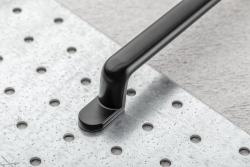 Zamak handle OTTO C = 160 mm black matt 1208966180