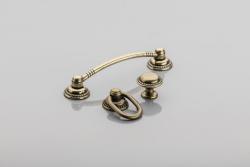 Zamak handle RENNES C=96mm antique brass 1208966190