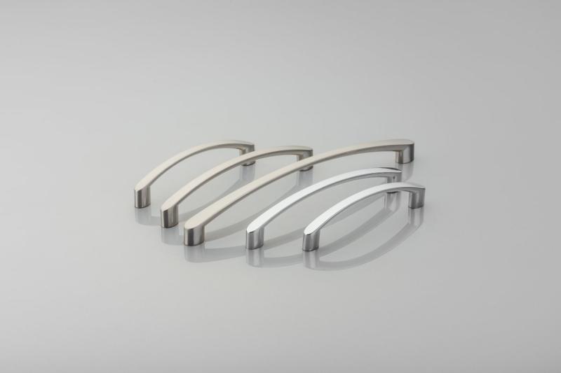 Zamak handle VARES C=192 mm aluminum 1208966225