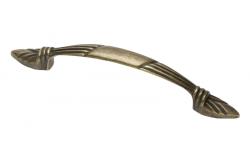Zamak handle VINCENZA C=96mm antique brass 1208966240