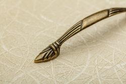 Zamak handle VINCENZA C=96mm antique brass 1208966240