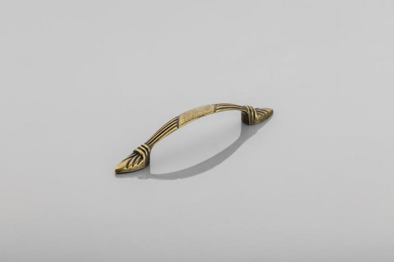 Zamak handle VINCENZA C=96mm antique brass 1208966240