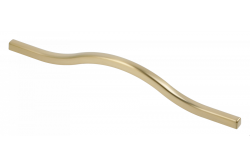 Zamak handle VITO C = 288 mm golden brass 1208966251