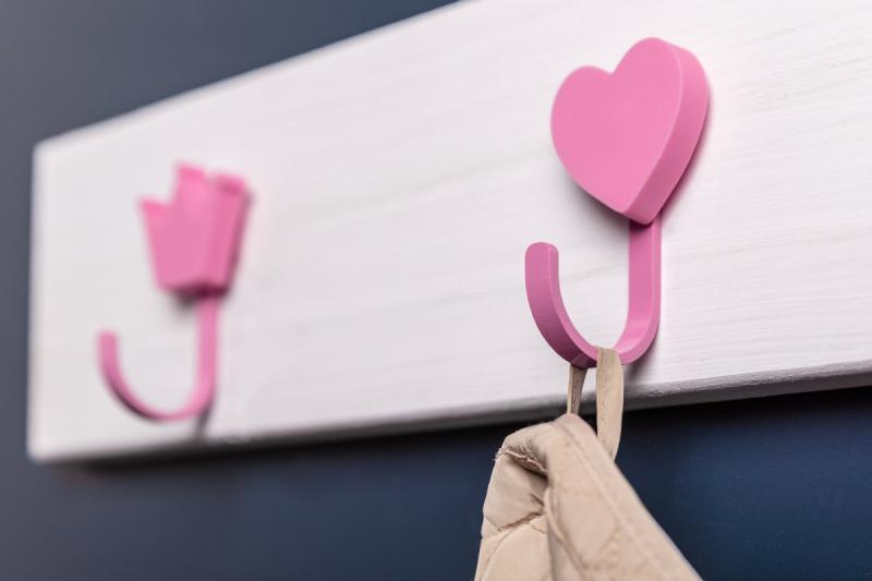Furniture hanger Heart pink 1208966391