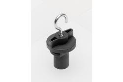 Mounting Hook for Busbar, 52mm, black 1208966575