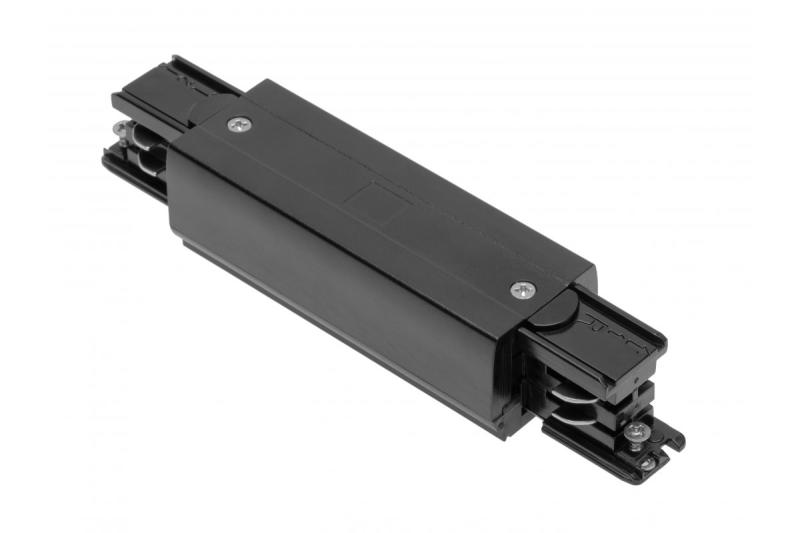Electric Connector for X-RAIL Three-Phase Busbar, power supply available, 166x35mm, black 1208966583