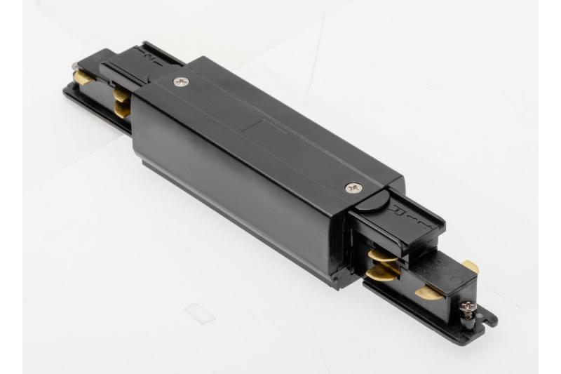 Electric Connector for X-RAIL Three-Phase Busbar, power supply available, 166x35mm, black 1208966583