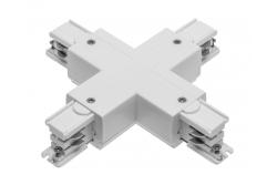 X Connector for X-RAIL Three-Phase Busbar, 166x166mm, white 1208966592