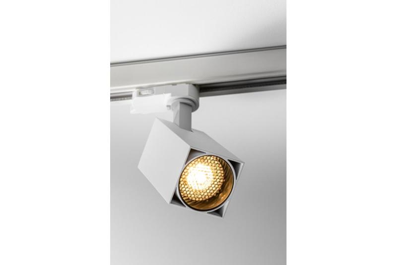 Track light fixture LIMA,GU10,max.20W,AC220-240V,50/60 Hz,IP20,IK08,square,white 1208966620