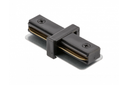 Straight switch for 1-phase, 2-line rail, black 1208966635