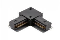 Angle switch "L" for 1-phase, 2-line rail, black 1208966637