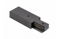 Power terminal for 1-phase, 2-line rail, black 1208966641