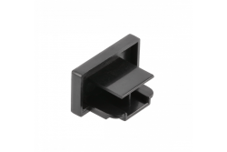 End cap for 1-phase, 2-line rail, black 1208966643