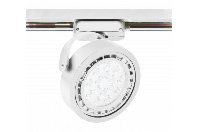 Luminaire for 1-phase busbar, ETNA, ES111, max.20W, AC220-240V, 50/60Hz, IP20, white 1208966648