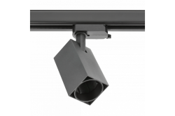 Track light fixture 1-phase LIMA, GU10, max.20W, AC220-240V, 50/60Hz, IP20, square, black 1208966655